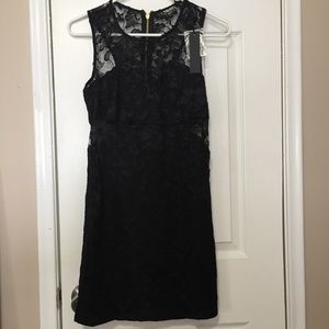 Black lace dress / detail
